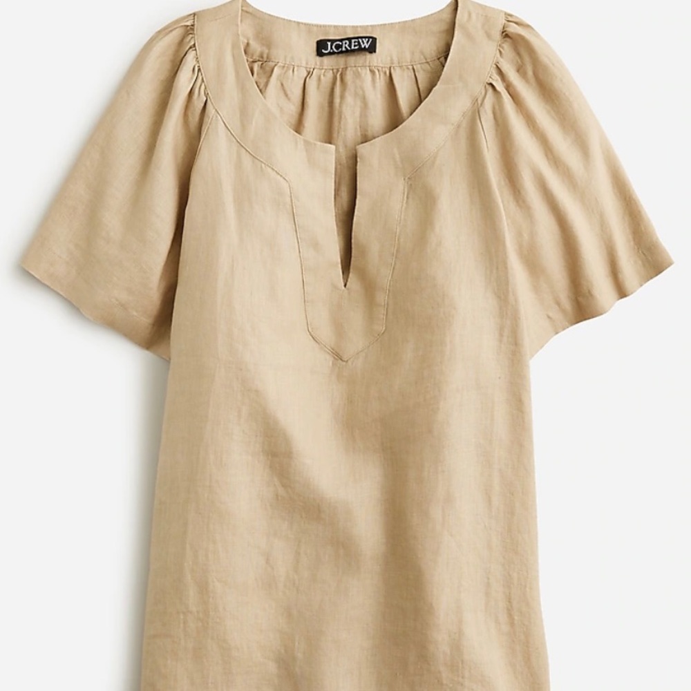 NWT J Crew 100% linen top